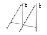 Ecoflow Solarpanel-Halterung für Balkone Metall Silber