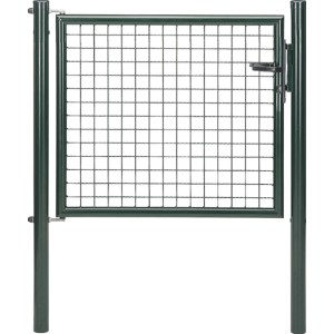 Portillon anthracite (75x100 cm) pour grillage et clôture Fix-Clip Pro avec poteaux.