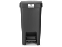 Brabantia Treteimer StepUp Kunststoff Dunkelgrau 10 l / 1 Stk.