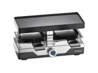 Trisa Raclette-Gerät Premium 2 Aluguss Schwarz 2er-Set