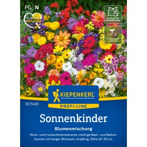 Kiepenkerl Sonnenkinder mix di fiori: Semi di fiori colorati e facili da curare per luoghi soleggiati.