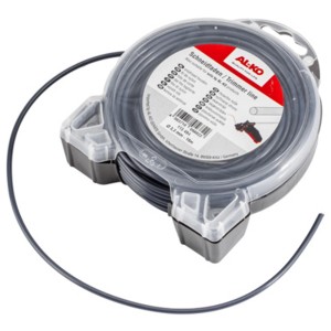 Fil de rechange Al-Ko, rond, 2 mm x 15 m, en distributeur pour coupe-bordures et débroussailleuses.