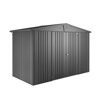 Biohort Gerätehaus Europa Metall Dunkelgrau-Metallic 4.6 m²
