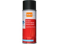 OBI Laque colorée spray Noir foncé satiné 400 ml