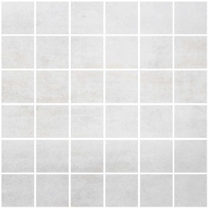 Mosaïque Vabene Allora Due Bianco, 30x30 cm, en grès cérame.
