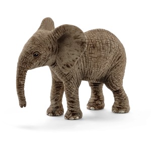 Figurine Schleich détaillée : bébé éléphant africain, jouet pour enfants.