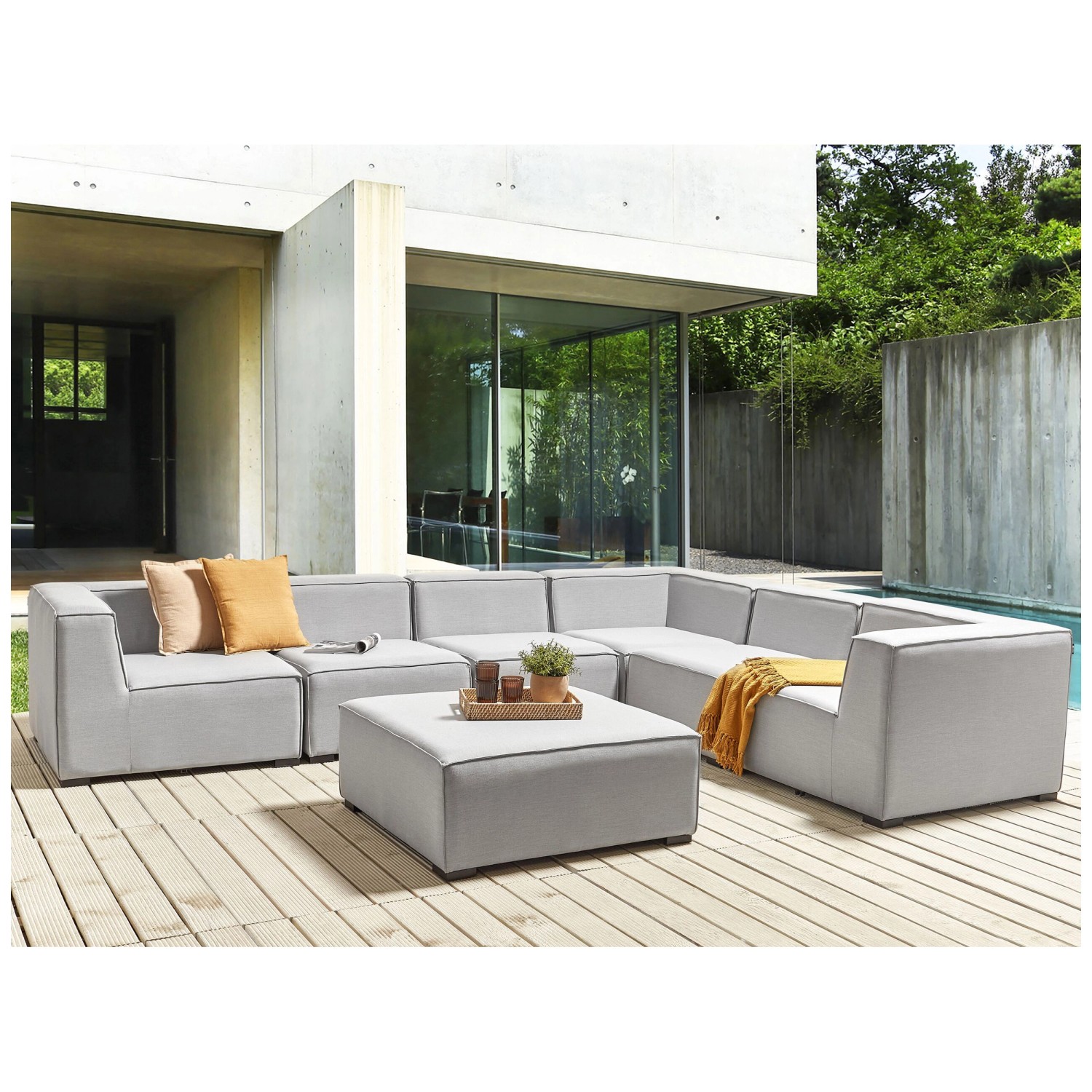 Beliani Divani Da Esterno In Metallo Beliani Salotto Da Giardino