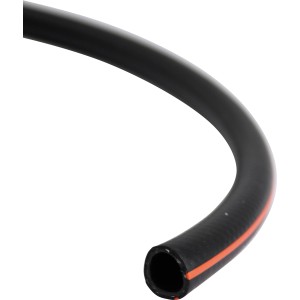 Schwarzer Fitt Solarschlauch Professional 13 mm mit roter Markierung, Meterware.