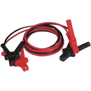 Cavi di avviamento CPC 480 A, lunghezza 4,5 m, con cavi rosso-neri e pinze completamente isolate.