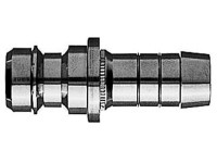 Neomatic Schlauchstecker Messing verchromt 11 mm / Ø 16,5 mm