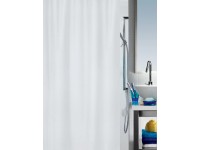 Spirella Textil-Duschvorhang Primo Weiss 120 x 200 cm