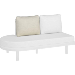Cuscino schienale sinistro per lounge da giardino modulare Waldport.