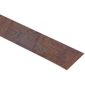 Bordo Kaindl in design Rusty Iron, 65 cm x 4.5 cm, confezione da 2 per piani di lavoro.