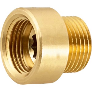 Prolunga per rubinetto in ottone, 18,6 mm x 21 mm, per estendere i collegamenti del rubinetto di 10 mm.