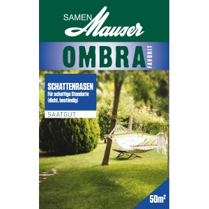 Saatgut Rasen Umbra, 1kg Packung für schattige Lagen. Schattenrasen für dichten, beständigen Rasen.