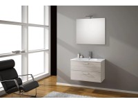 Badblock Noa 80 cm mit Flächenspiegel Lärche