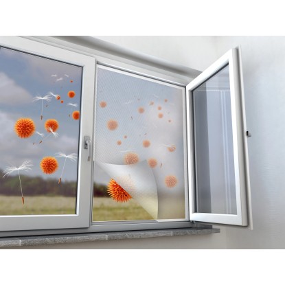 Rete antipolline per finestra Antracite 130 x 150 cm