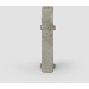 Connecteur de plinthe Egger en gris pierre, lot de 2 pour des transitions sans joint.