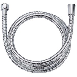 Flexible de douche Diaqua en métal chromé, longueur 200 cm, pour douche et baignoire.