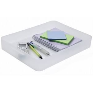 Rotho Pure Box A4 trasparente (3,0 l) per riporre articoli da ufficio.
