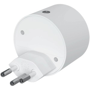 Prise télécommandée blanche Steffen avec télécommande, max. 2500W, pour domotique.