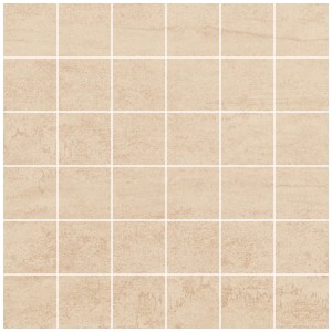 Mosaïque Feng Beige, 30x30 cm, pour sols et murs, vue détaillée.