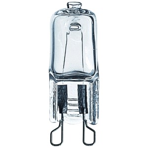 Osram Lampe spéciale Oven Pin G9, lampe halogène 25W pour fours, lumière blanc chaud.