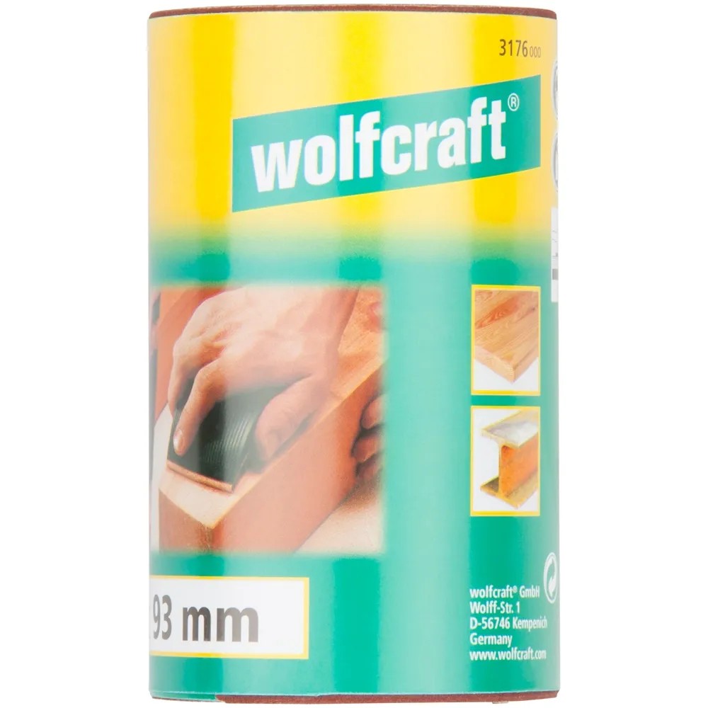 Wolfcraft Schleifpapier K240 5m x 115mm auf Rolle Schleifpapier