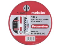 Metabo Satz Trennscheiben 10-tlg.