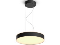 Philips Hue LED-Pendelleuchte Enrave White Ambiance Schwarz 3'300 lm / Ø 43 mm