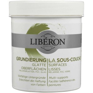 Libéron Grundierung für glatte Oberflächen, 0,5 l Dose. Grundierfarbe für bessere Haftung.