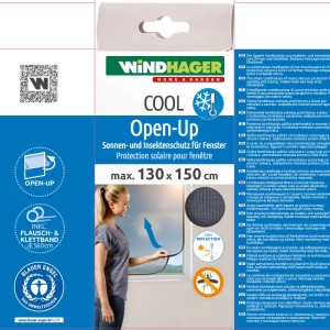 Windhager Sonnen- und Insektenschutz für Fenster, 130x150cm, schützt vor Insekten und blendendem Sonnenlicht.