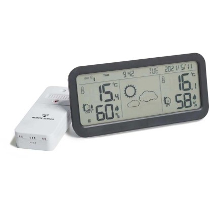 Möller Therm Funk-Wetterstation Schwarz