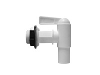 Garantia Regentonnen-Auslaufhahn 3/4'' Weiss inkl. Dichtung und Kontermutter