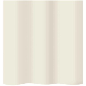 Tenda da doccia Diaqua Basic in tessuto beige chiaro, 180x180 cm, in poliestere idrorepellente.