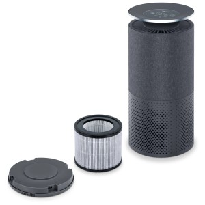 Purificateur d'air Beurer LR 401 anthracite avec filtre et couvercle. Pour un air intérieur pur.