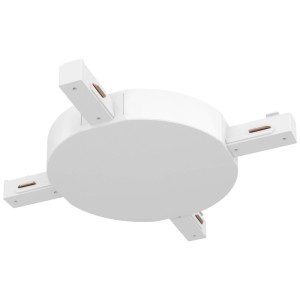 Alimentation EasyTrack Eglo, boîtier en plastique blanc pour systèmes de rails.