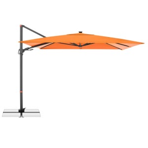 Doppler Pendelschirm Ax myZone D. 816 LED Orange FSC® 300 x 220 cm / 8-tlg.