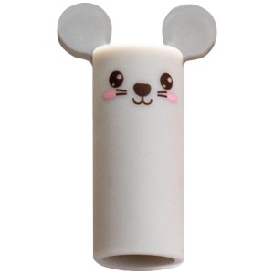 Eberhard Faber Gelschreiber Animal Erase It! Maus Blau, radierbarer Stift mit Maus-Motiv.