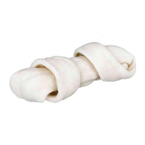 Trixie Denta Fun Osso da masticare annodato, 16cm, snack per cani in pelle bovina.