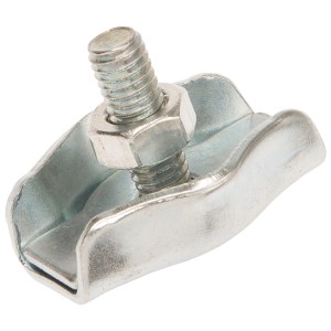 Conacord Simplex-Klemme aus Stahl, 20 mm, zur Befestigung von Faserseilen.
