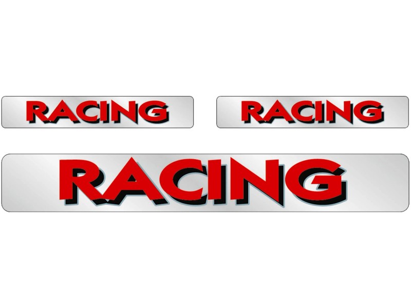 Sticker Racing 3D-Effekt 3 Stk. kaufen bei OBI