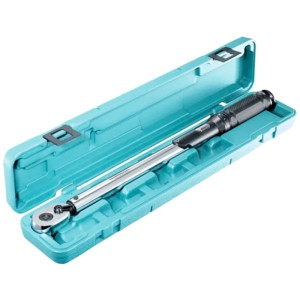 Clé dynamométrique Technocraft, set de 5 pièces dans une mallette. Clé et accessoires pour travaux précis.