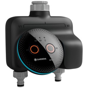 Computer per irrigazione Gardena Smart Dual Water Control per 2 aree giardino.