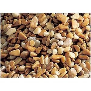 Gravier décoratif Giallo Siena, 3-8 mm, idéal pour jardin & déco.