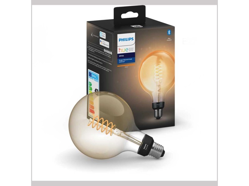 Philips Hue LED-Leuchtmittel White Ambiance E27 Einzelpack G125 Filament  550 lm kaufen bei OBI