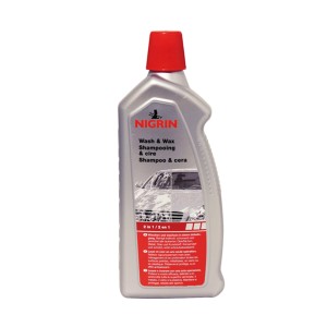 Nigrin Wash + Wax 1 l: Cura auto per pulizia, manutenzione e protezione dei veicoli.