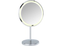 Wenko LED-Kosmetikspiegel Onno Chrom Ø 16,5 cm