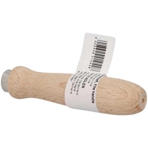 Manche en bois pour lime, 12 cm, en hêtre, pour limes, accessoire rabot et ciseau.