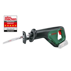 Scie sabre sans fil Bosch AdvancedRecip 18 (sans batterie). Scie alternative compacte pour bois, métal et plastique.